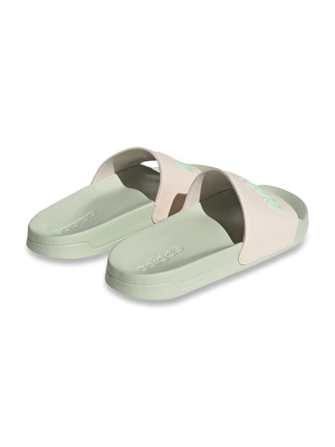 Adidas Women's ADILETTE SHOWER Pink Slides - View 2