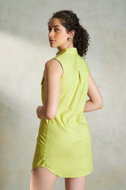 Marvina 100% Cotton Shirt Dress - View 5