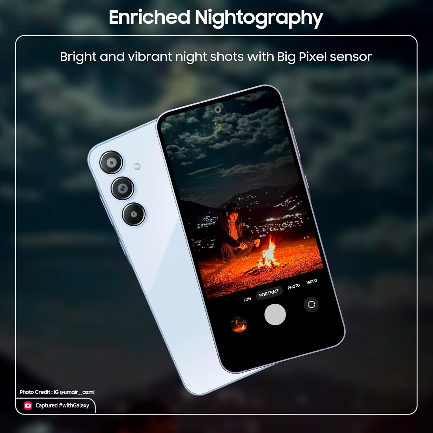 Samsung Galaxy A55 5G (Awesome Iceblue, 8GB RAM, 256GB Storage) | AI | Metal Frame | 50 MP Main Camera (OIS) | Super HDR Video| Nightography | IP67 | Corning Gorilla Glass Victus | sAMOLED Display - View 8