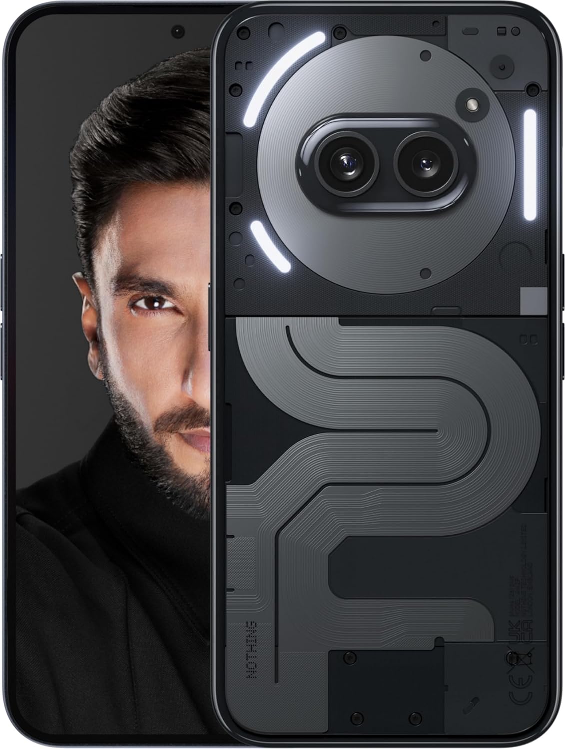 Nothing Phone (2a) Plus 5G (Black, 12GB RAM  256GB Storage)